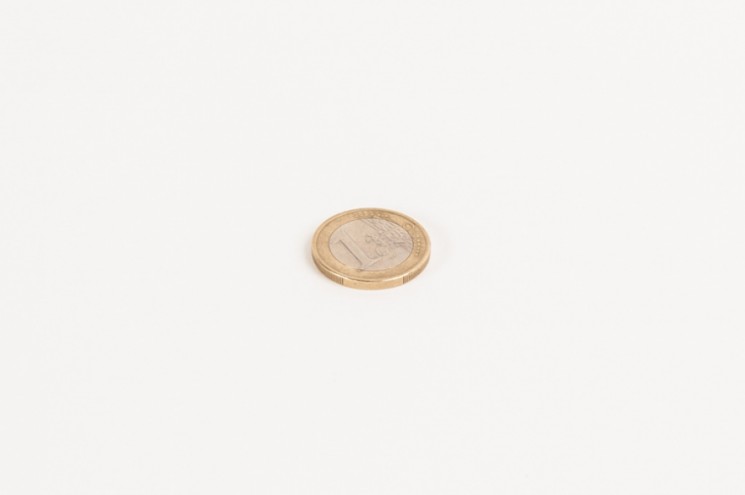 One Euro Coin. Photo: Dominic French. 