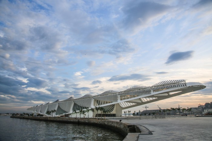 Designed by Santiago Calatrava, the Museum of Tomorrow is spectacular building in Rio de Janeiro dedicated to science, the environment and the future.