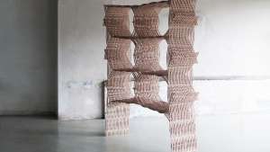 Wood Weavings by Martina Lasinger.