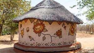 My Beautiful Home in the rural Matobo district of Zimbabwe is breathing new life into the local tradition of hut painting