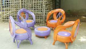 Garden furniture by Recycle India 