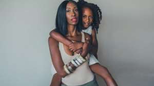 Lucia and her daughter, Naomi. Photo by Fatima Gueye