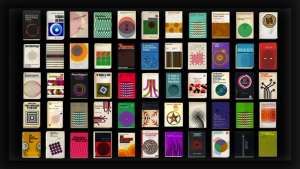 German designer and animator Henning Max Lederer took 55 vintage books and set the cover graphics in motion to achieve psychedelic results. 