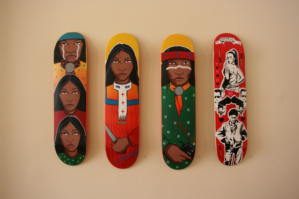 Veteran artist Douglas Miles' Apache Skateboards teach the history of the  San Carlos Apache tribe | Design Indaba
