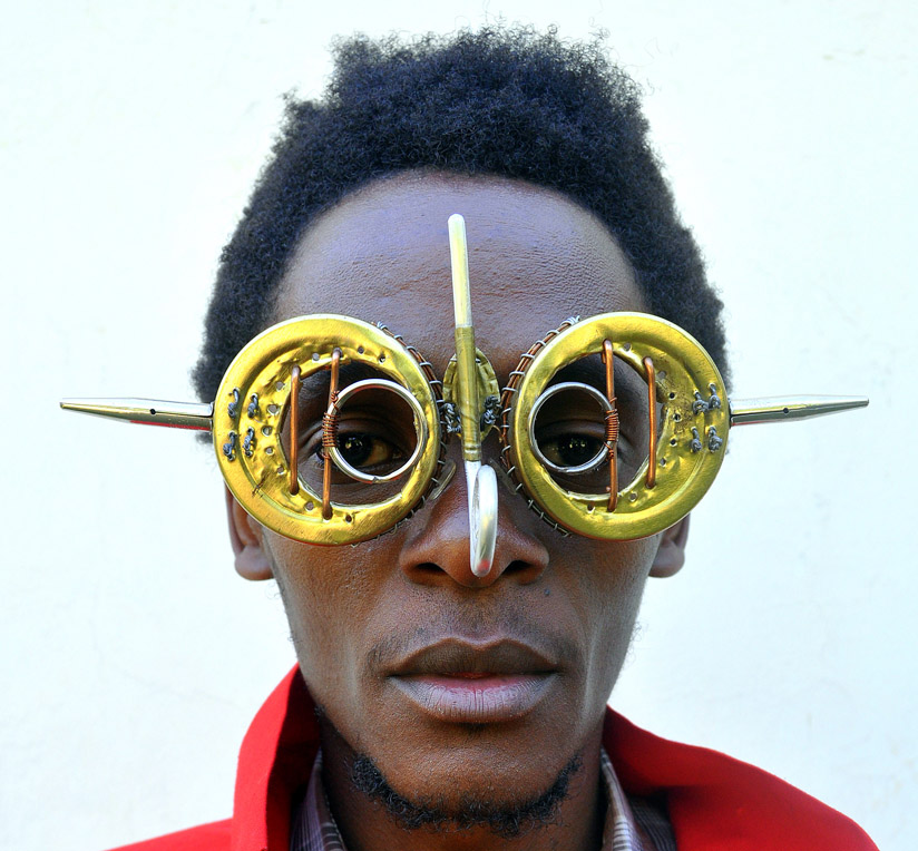 Kenyan artist creates eccentric eyeglasses from electronic waste | Design  Indaba