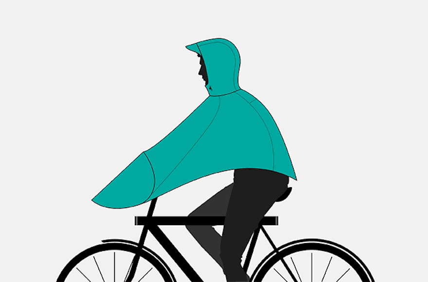 A poncho designed especially for cyclists | Design Indaba