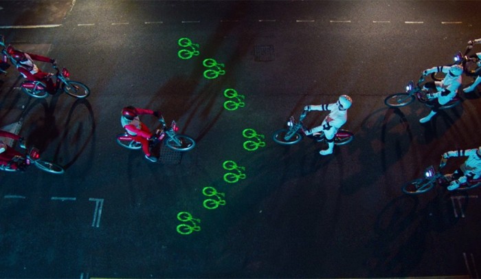 Star Wars-like strobe lights for cycling safety | Design Indaba