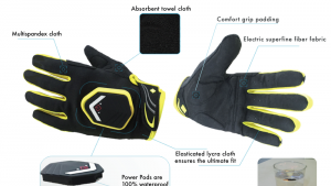 BeSeens safety cycling gloves