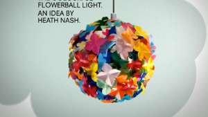 Flowerball light by Heath Nash